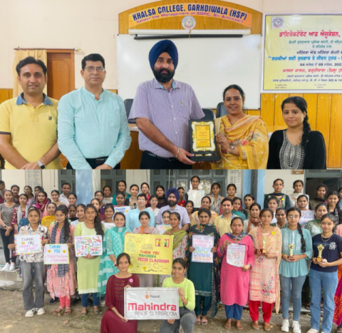 You are currently viewing ਰੋਜ਼ਗਾਰ ਅਤੇ ਜੀਵਨ ਹੁਨਰ ਸਿਖਲਾਈ ਪ੍ਰੋਗਰਾਮ ਵਿਸ਼ੇ ਤੇ 6ਰੋਜ਼ਾ ਵਰਕਸ਼ਾਪ ਦੀ ਸਫ਼ਲਤਾ ਪੂਰਵਕ ਸਮਾਪਤੀ