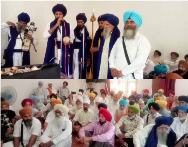 You are currently viewing ਸ਼ਹੀਦ ਭਾਈ ਨਾਨੂ ਜੀ ਦੇ ਸ਼ਹੀਦੀ ਸਥਾਨ ਚਿੱਪੜਾ ਵਿਖੇ ਧਾਰਮਿਕ ਸਮਾਗਮ ਕਰਵਾਇਆ 