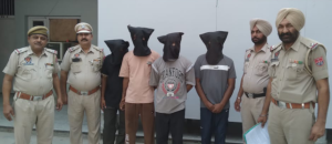 Read more about the article *ਟਾਂਡਾ ਪੁਲਿਸ ਵੱਲੋਂ ਲੁੱਟਾਂ ਖੋਹਾਂ ਕਰਨ ਵਾਲੇ ਗਰੋਹ ਦੇ ਚਾਰ ਮੈਂਬਰ ਗ੍ਰਿਫਤਾਰ*