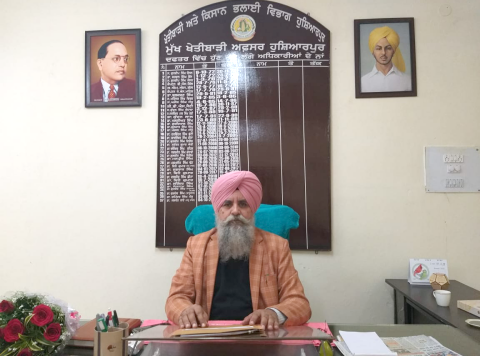 You are currently viewing ਡਾ.ਕੁਲਦੀਪ ਸਿੰਘ ਮੱਤੇਵਾਲ ਨੇ ਮੁੱਖ ਖੇਤੀਬਾੜੀ ਅਫ਼ਸਰ ਹੁਸ਼ਿਆਰਪੁਰ ਦਾ ਅਹੁਦਾ ਸੰਭਾਲਿਆ