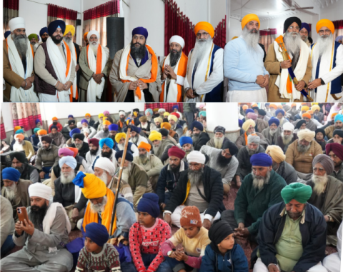 You are currently viewing ਮਲਕਪੁਰ ਵਿਖੇ ਸ਼੍ਰੋਮਣੀ ਕਮੇਟੀ ਪ੍ਰਧਾਨ ਧਾਮੀ ਸਮੇਤ ਵੱਖ-ਵੱਖ ਸੰਪ੍ਰਦਾਵਾਂ ਦੇ ਮੁਖੀ, ਧਾਰਮਿਕ ਅਤੇ ਰਾਜਨੀਤਿਕ ਆਗੂ ਗੁਰਮਤਿ ਸਮਾਗਮ ਵਿੱਚ ਹੋਏ ਸ਼ਾਮਿਲ