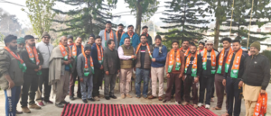 Read more about the article ਸੁਮਿਤ ਰਾਣਾ ਨੂੰ ਯੁਵਾ ਮੋਰਚਾ ਮੰਡਲ ਬਡਲਾ ਦਾ ਪ੍ਰਧਾਨ ਨਿਯੁਕਤ