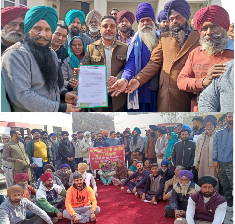 You are currently viewing ਸੈਲਾ ਖੁਰਦ ਲਾਗੇ ਅੰਬੂਜਾ ਸੀਮੈਂਟ ਫੈਕਟਰੀ ਰੋਕਣ ਲਈ ਐਸ.ਡੀ.ਐਮ.ਦਫਤਰ ਗੜਸ਼ੰਕਰ ਅੱਗੇ ਧਰਨਾ