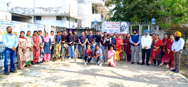Read more about the article ਖ਼ਾਲਸਾ ਕਾਲਜ, ਗੜ੍ਹਦੀਵਾਲਾ ਵਿਖੇ ਸ਼ਹੀਦ ਭਗਤ ਸਿੰਘ ਦਾ ਸ਼ਹੀਦੀ ਦਿਵਸ ਮਨਾਇਆ ਗਿਆ