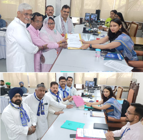 You are currently viewing ਨਾਮਜ਼ਦਗੀਆਂ ਭਰਨ ਦੇ ਸੱਤਵੇਂ ਦਿਨ 7 ਉਮੀਦਵਾਰਾਂ ਨੇ ਕਾਗਜ਼ ਕੀਤੇ ਦਾਖ਼ਲ