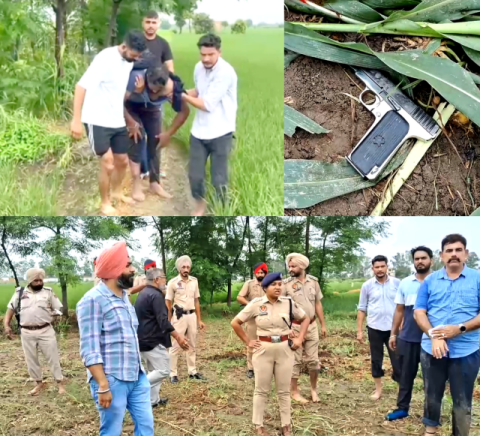 You are currently viewing ਸੁਨਿਆਰੇ ਦੀ ਦੁਕਾਨ ‘ਤੇ ਗੋਲੀ ਚਲਾਉਣ ਵਾਲਾ ਦੋਸ਼ੀ ਐਨਕਾਊਂਟਰ ਤੋਂ ਬਾਅਦ ਫੜਿਆ