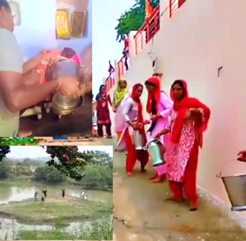 You are currently viewing वर्षा कम होने पर भवानीपुर के वासियों ने माता हरी देवी मन्दिर में जल अभिषेक किया