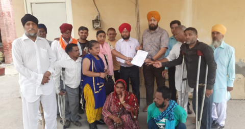 You are currently viewing ਪੰਜਾਬ ਦਿਵਿਆਂਗ ਐਕਸ਼ਨ ਕਮੇਟੀ ਨੇ ਦੁਰਵਿਹਾਰ ਕਰਨ ‘ਤੇ ਮਹਿਲਾ ਮੁਲਾਜਮ ਵਿਰੁੱਧ ਕਾਰਵਾਈ ਦੀ ਕੀਤੀ ਮੰਗ