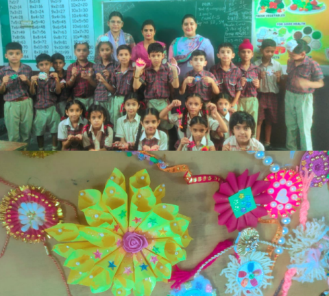 You are currently viewing ਡੀਏਵੀ ਪਬਲਿਕ ਸਕੂਲ ਵਿੱਚ ਅੰਤਰ-ਸਦਨੀ ਰੱਖੜੀ ਬਣਾਉਣ ਦਾ ਮੁਕਾਬਲਾ ਕਰਵਾਇਆ ਗਿਆ 