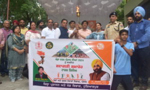 Read more about the article ਖੇਡਾਂ ਵਤਨ ਪੰਜਾਬ ਦੀਆਂ-2024’ ਦੀ ਮਸ਼ਾਲ ਦਾ ਹੁਸ਼ਿਆਰਪੁਰ ਪਹੁੰਚਣ ’ਤੇ ਹੋਇਆ ਸ਼ਾਨਦਾਰ ਸਵਾਗਤ