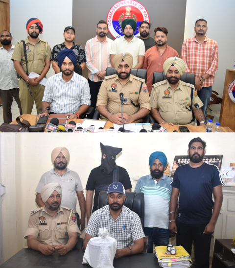 Read more about the article ਪੁਲਿਸ ਕਮਿਸ਼ਨਰੇਟ ਨੇ ਅੰਤਰਰਾਜੀ ਅਫੀਮ ਤਸਕਰੀ ਕਰਨ ਵਾਲੇ ਗਿਰੋਹ ਦਾ ਪਰਦਾਫਾਸ਼ ਕੀਤਾ,10.5 ਕਿਲੋ ਅਫੀਮ,4 ਲੱਖ ਰੁਪਏ ਦੀ ਡਰੱਗ ਮਨੀ ਅਤੇ ਵਾਹਨ ਸਮੇਤ ਦੋ ਗ੍ਰਿਫਤਾਰ