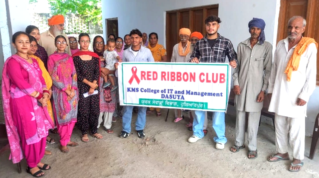 You are currently viewing ਰੈੱਡ ਰਿਬਨ ਕਲੱਬ ਵੱਲੋਂ ਐਚ.ਆਈ.ਵੀ ਏਡਜ਼ ਬਾਰੇ ਜਾਗਰੂਕਤਾ ਸੈਮੀਨਾਰ ਕਰਵਾਇਆ ਗਿਆ 