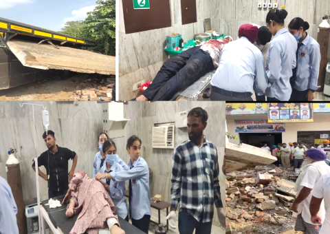 Read more about the article ਤੇਜ ਰਫਤਾਰ ਬੱਸ ਮੋਟਰਸਾਈਕਲ ਸਵਾਰ ਨੂੰ ਬਚਾਉਂਦੇ ਹੋਏ ਬੱਸ ਸਟੈਂਡ ਨਾਲ ਟਕਰਾਈ,3 ਦੀ ਮੌ +ਤ,18 ਲੋਕ ਗੰਭੀਰ ਜ਼+ਖਮੀ