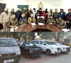 Read more about the article ਪੁਲਿਸ ਨੂੰ ਮਿਲੀ ਵੱਡੀ ਸਫ਼ਲਤਾ-ਸਰਹੱਦੀ ਖੇਤਰ ਵਿੱਚ ਹਥਿਆਰਬੰਦ ਲੁੱਟਾਂ-ਖੋਹਾਂ ਕਰਨ ਵਾਲੇ ਅੰਤਰ-ਜ਼ਿਲ੍ਹਾ ਗਿਰੋਹ ਨੂੰ ਕੀਤਾ ਕਾਬੂ