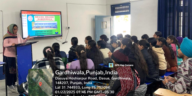 You are currently viewing ਪੰਜਾਬੀ ਵਿਭਾਗ ਵੱਲੋਂ ‘ਭਾਰਤੀ ਗਿਆਨ ਪ੍ਰਣਾਲੀ’ ਉੱਪਰ ਵਿਸ਼ੇਸ਼ ਲੈਕਚਰ ਕਰਵਾਇਆ