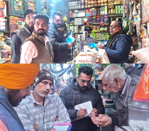 You are currently viewing ਪ੍ਰਦੂਸ਼ਣ ਬੋਰਡ ਅਤੇ ਨਗਰ ਕੌਂਸਲ ਨੇ ਪਲਾਸਟਿਕ ਦੇ ਲਿਫਾਫੇ ਅਤੇ ਡਿਸਪੋਜ਼ਲ ਵੇਚਣ ਵਾਲੇ ਦੁਕਾਨਦਾਰਾਂ ਦੇ ਚਲਾਨ ਕਰਕੇ ਸਮਾਨ ਕੀਤਾ ਜ਼ਬਤ