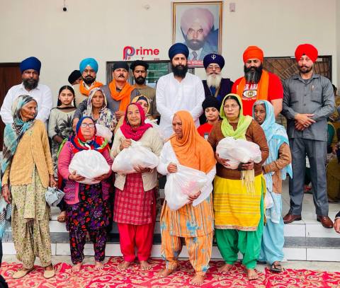 You are currently viewing ਸੁਸਾਇਟੀ ਨੇ ਮਹੀਨਾਵਾਰ ਸਮਾਗਮ ਦੌਰਾਨ 300 ਲੋੜਵੰਦਾਂ ਨੂੰ ਵੰਡਿਆ ਰਾਸ਼ਣ