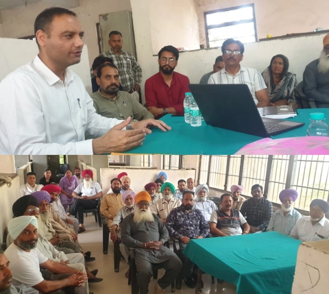 Read more about the article ਸਬ ਤਹਿਸੀਲ ਗੜ੍ਹਦੀਵਾਲਾ ਵਿਖੇ ਨੰਬਰਦਾਰਾਂ ਦੀ ਮਹੀਨਾਵਾਰ ਹੋਈ ਮੀਟਿੰਗ