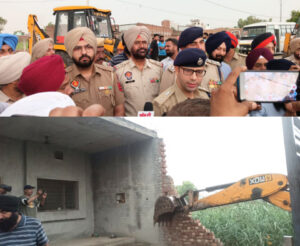 Read more about the article ਯੁੱਧ ਨਸ਼ਿਆਂ ਵਿਰੁੱਧ’ ਮੁਹਿੰਮ ਤਹਿਤ ਬਟਾਲਾ ਪੁਲਿਸ ਨੇ ਕਾਦੀਆਂ ਵਿਖੇ ਵਰ੍ਹਦੇ ਮੀਂਹ ‘ਚ ਨਸ਼ਾ ਤਸਕਰ ਦੀ ਨਾਜਾਇਜ਼ ਉਸਾਰੀ ਕੋਠੀ ਢਾਹੀ