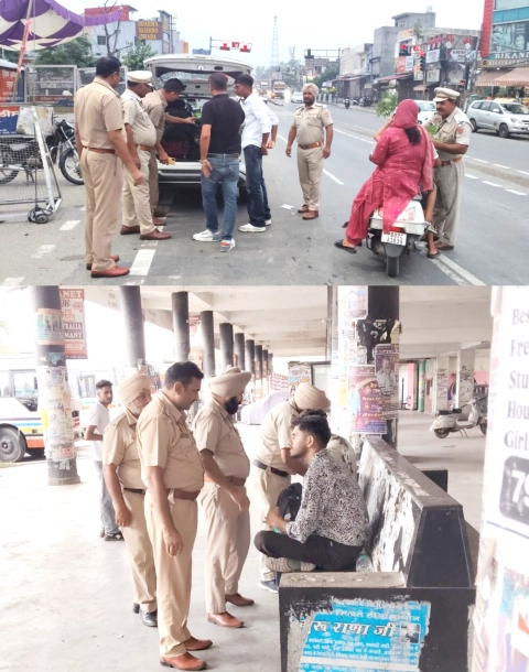 Read more about the article दसूहा पुलिस ने बड़े सत्र पर चलाया सर्च अभियान