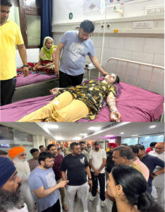 Read more about the article ਕੈਬਨਿਟ ਮੰਤਰੀ ਡਾ.ਰਵਜੋਤ,ਸੰਸਦ ਮੈਂਬਰ ਚੱਬੇਵਾਲ ਅਤੇ ਵਿਧਾਇਕ ਜਿੰਪਾ ਨੇ ਜ਼ਖਮੀਆਂ ਨੂੰ ਹਰ ਸੰਭਵ ਮਦਦ ਦਾ ਦਿੱਤਾ ਭਰੋਸਾ