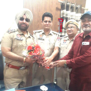 Read more about the article ਬਲਜਿੰਦਰ ਸਿੰਘ ਮੱਲੀ ਵਲੋਂ ਬਤੌਰ ਐਸ ਐਚ ਓ ਦਸੂਹਾ ਚਾਰਜ ਸੰਭਾਲਿਆ