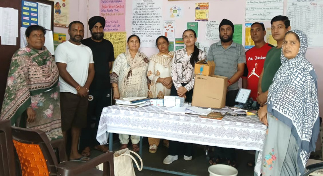 You are currently viewing ਜੈ ਮਾਂ ਦੁਰਗਾ ਕਲੱਬ ਉੱਚੀ ਬੱਸੀ ਵਲੋਂ ਆਯੁਸ਼ਮਾਨ ਆਰੋਗਿਆ ਕੇਂਦਰ ਵਿਖੇ ਦਵਾਈਆਂ ਭੇਂਟ