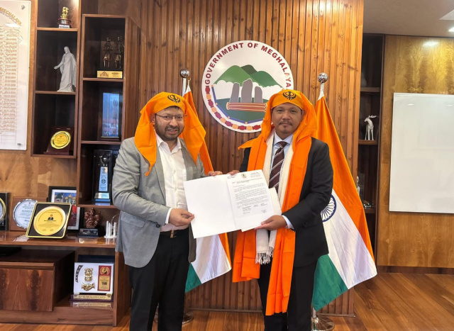 You are currently viewing ਮੇਘਾਲਿਆ ਦੇ ਮੁੱਖ ਮੰਤਰੀ ਨੂੰ ਸ੍ਰੀ ਗੁਰੂ ਤੇਗ ਬਹਾਦਰ ਜੀ ਦੇ 350 ਸਾਲਾ ਸ਼ਹੀਦੀ  ਦਿਵਸ ਸਮਾਗਮ ’ਚ ਸ਼ਾਮਿਲ ਹੋਣ ਦਾ ਦਿੱਤਾ ਰਸਮੀ ਸੱਦਾ