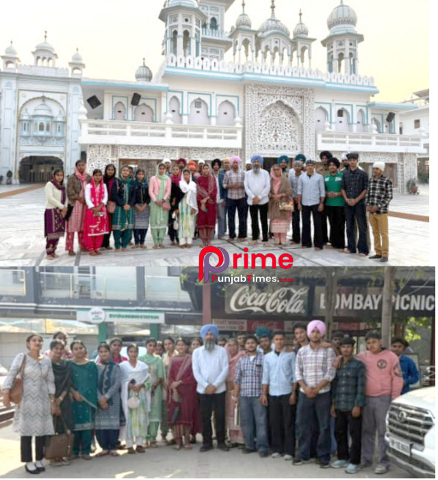 Read more about the article ਖ਼ਾਲਸਾ ਕਾਲਜ ਦੇ ਵਿਦਿਆਰਥੀਆਂ ਲਈ ਵਿੱਦਿਅਕ ਤੇ ਧਾਰਮਿਕ ਟੂਰ ਦਾ ਆਯੋਜਨ