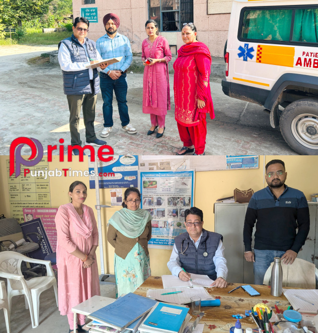 You are currently viewing ਸੀਨੀਅਰ ਮੈਡੀਕਲ ਅਫਸਰ ਸੁਦੇਸ਼ ਰਾਜਨ ਵੱਲੋਂ ਸੀ.ਐਚ.ਸੀ ਹਰਿਆਣਾ, ਆਦਮੀ ਕਲੀਨਿਕ ਜਨੌੜੀ ਅਤੇ ਆਯੂਸ਼ਮਾਨ ਅਰੋਗਿਆ ਕੇਂਦਰ ਬਸੀ ਵਜੀਦ ਦੀ ਅਚਨਚੇਤ ਚੈਕਿੰਗ