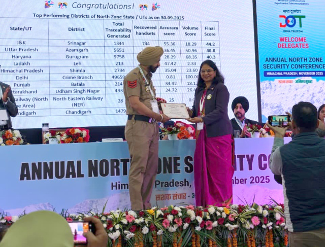 You are currently viewing ਬਟਾਲਾ ਪੁਲਿਸ ਨੂੰ ਰਾਸ਼ਟਰੀ ਪੱਧਰ ’ਤੇ ਸਨਮਾਨ – ਗੁੰਮ ਹੋਏ ਮੋਬਾਈਲ ਫੋਨਾਂ ਦੀ ਬਰਾਮਦਗੀ ’ਚ ਪੂਰੇ ਪੰਜਾਬ ’ਚ ਪਹਿਲਾ ਸਥਾਨ