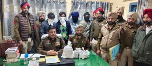 Read more about the article ਪੁਲਿਸ ਦਾ ਵੱਡਾ ਐਕਸ਼ਨ- 2 ਵੱਡੀਆਂ ਨਸ਼ੇ ਦੀਆਂ ਖੇਪਾਂ ਫੜ੍ਹੀਆਂ, 4 ਤਸਕਰ ਗ੍ਰਿਫ਼ਤਾਰ,1 ਕਿਲੋ…
