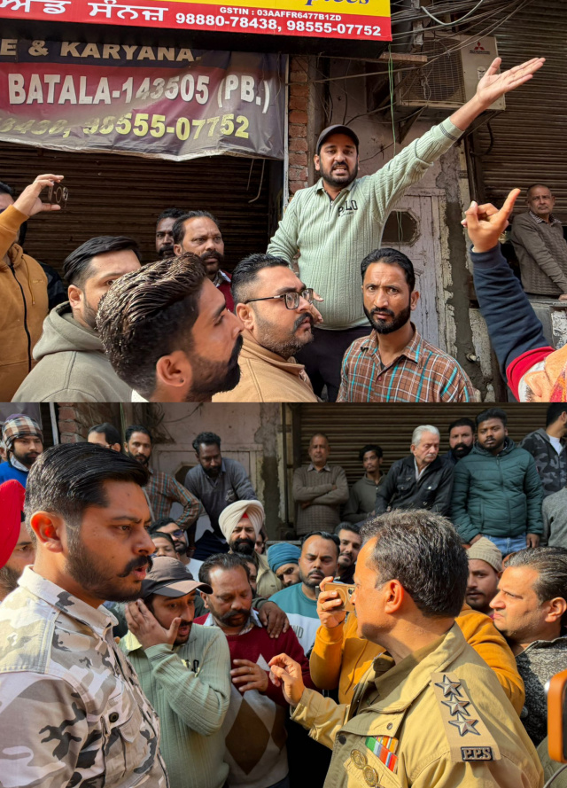 You are currently viewing SSP ਦੀ ਰਹਾਇਸ਼ ਨੇੜੇ ਦਿਨ ਦਿਹਾੜੇ ਗੋਲੀਕਾਂਡ, ਗੈਂਗਸਟਰਾਂ ਦੀ ਫਿਰੌਤੀ ਤੋਂ ਬਾਅਦ ਕਰਿਆਨੇ ਦੀ ਦੁਕਾਨ ‘ਤੇ ਫਾਇਰਿੰਗ