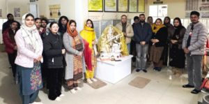 Read more about the article KMS ਕਾਲਜ ਵਿਖੇ ਬਸੰਤ ਪੰਚਮੀ ਦੇ ਮੌਕੇ ‘ਤੇ ਮਾਤਾ ਸਰਸਵਤੀ ਜੀ ਦੀ ਪੂਜਾ ਅਰਚਨਾ ਕਰਵਾਈ ਗਈ – ਪ੍ਰਿੰਸੀਪਲ ਡਾ. ਸ਼ਬਨਮ ਕੌਰ