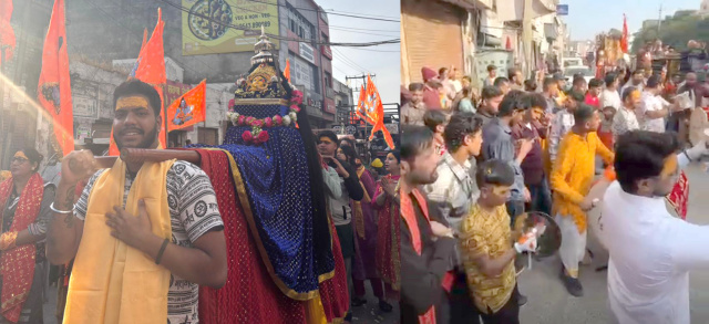 You are currently viewing ਸ਼ਿਵ ਭਗਤੀ ਸੇਵਕ ਸਭਾ ਵੱਲੋਂ ਤੀਜੀ ਵਾਰ ਕੱਢੀ ਗਈ ਸ਼ਾਨਦਾਰ ਸ਼ਿਵ ਬਾਰਾਤ