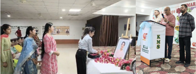 You are currently viewing KMS ਕਾਲਜ ਦੇ ਸਮੂਹ ਸਟਾਫ ਅਤੇ ਵਿਦਿਆਰਥੀਆਂ ਵੱਲੋਂ ਸਵਰਗਵਾਸੀ ਪ੍ਰਿੰਸੀਪਲ ਡਾ.ਸ਼ਬਨਮ ਕੌਰ ਨੂੰ ਸ਼ਰਧਾ ਦੇ ਫੁੱਲ ਭੇਂਟ