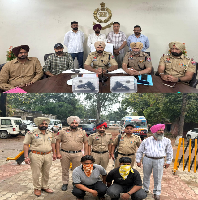 Read more about the article ਪੁਲਿਸ ਨੂੰ ਮਿਲੀ ਵੱਡੀ ਕਾਮਯਾਬੀ: ਗੈਂਗਸਟਰ ਮੋਡੀਊਲ ਦਾ ਪਰਦਾਫਾਸ਼,ਫਾਇਰਿੰਗ ਮਾਮਲੇ ਦੇ ਦੋ ਦੋਸ਼ੀ ਕਾਬੂ