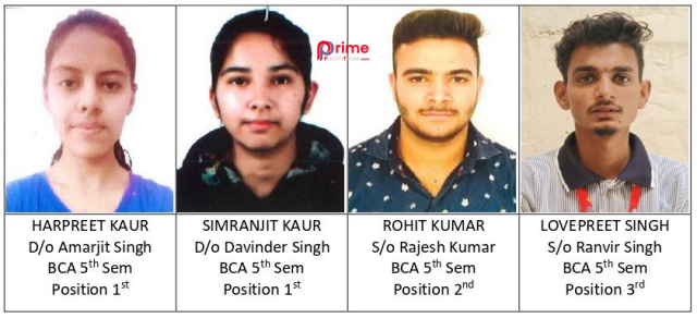 KMS ਕਾਲਜ ਦੇ ਬੀ.ਸੀ.ਏ ਪੰਜਵੇਂ ਸਮੈਸਟਰ ਦਾ ਨਤੀਜਾ ਸ਼ਾਨਦਾਰ ਰਿਹਾ – ਪ੍ਰਿੰਸੀਪਲ ਡਾ. ਮਾਨਵ ਸੈਣੀ