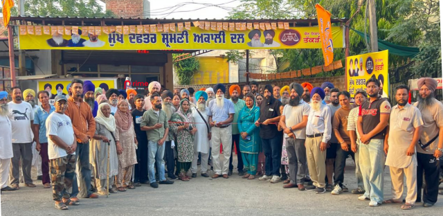 ਅਰਵਿੰਦਰ ਸਿੰਘ ਰਸੂਲਪੁਰ ਦੀ ਅਗਵਾਹੀ ਵਿੱਚ ਸ਼੍ਰੋਮਣੀ ਅਕਾਲੀ ਦਲ ਦੇ ਮੁੱਖ ਦਫਤਰ ਦਾ ਉਦਘਾਟਨ
