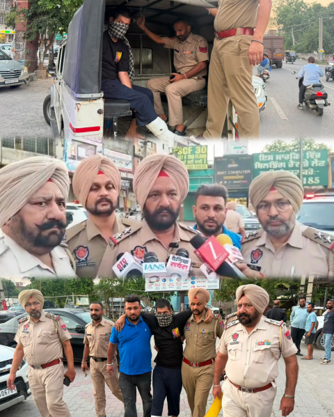 दीन दयाल उपाध्याय मार्केट गोलीकांड मामले में गिरफ्तार युवक की पुलिस ने करवाई परेड, समाज विरोधी तत्वों को सख्त संदेश