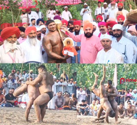 You are currently viewing ਪਹਿਲਵਾਨ ਵਿਪਨ ਰਈਆਵਾਲ ਨੇ ਹਾਮਿਦ ਇਰਾਨੀ ਨੂੰ ਚਿੱਤ ਕਰਕੇ ਰਾਜਪੁਰ ਕੰਢੀ ਛਿੰਝ ਮੇਲੇ ਤੇ ਕੀਤਾ ਕਬਜ਼ਾ 
