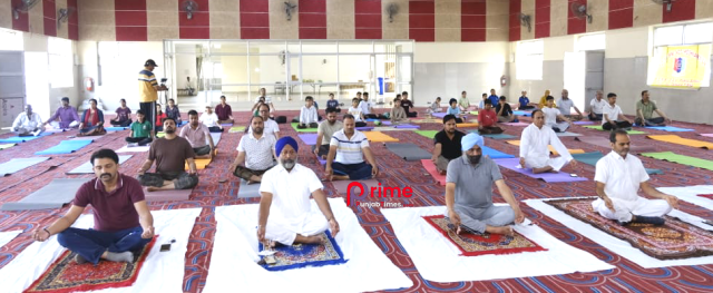 ਅੰਤਰਰਾਸ਼ਟਰੀ ਯੋਗ ਦਿਵਸ 2026 ਮੌਕੇ ਬੀਬੀਐਮਬੀ ਵੱਲੋਂ ਸਮੂਹਿਕ ਯੋਗ ਸੈਸ਼ਨ ਦਾ ਸ਼ਾਨਦਾਰ ਆਯੋਜਨ