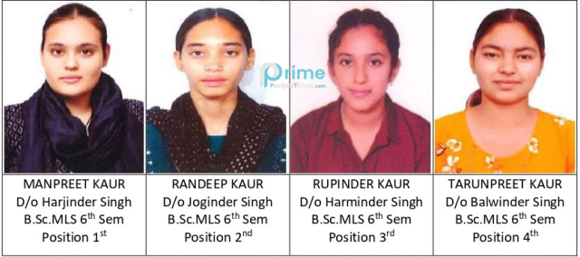 You are currently viewing KMS ਕਾਲਜ ਦੇ ਬੀ.ਐਸ.ਸੀ ਮੈਡੀਕਲ ਲੈਬ ਸਾਇੰਸ ਛੇਵੇਂ ਸਮੈਸਟਰ ਦਾ ਨਤੀਜਾ ਸ਼ਾਨਦਾਰ ਰਿਹਾ – ਪ੍ਰਿੰਸੀਪਲ ਡਾ. ਮਾਨਵ ਸੈਣੀ