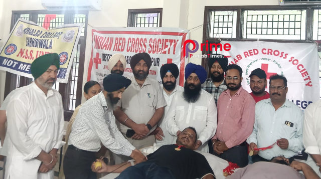 ਖ਼ਾਲਸਾ ਕਾਲਜ ਵਿਖੇ ਮੀਰੀ ਪੀਰੀ ਸੇਵਾ ਸੁਸਾਇਟੀ ਦੇ ਸਹਿਯੋਗ ਨਾਲ ਖੂਨਦਾਨ ਕੈਂਪ ਆਯੋਜਿਤ, 31 ਯੂਨਿਟ ਖੂਨ…