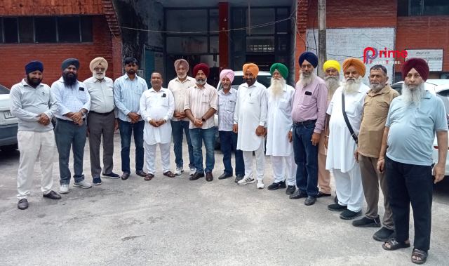 तहसील परिसर दसूहा में पंजाब नंबरदार यूनियन सर्किल दसूहा की हुई अहम बैठक