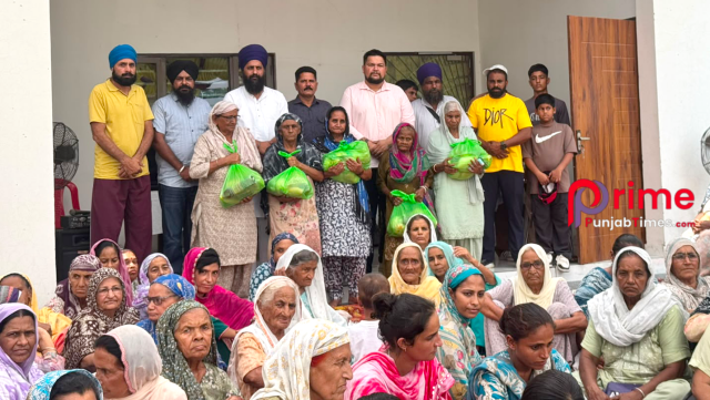 ਸੋਸਾਇਟੀ ਨੇ 124 ਵੇਂ ਮਹੀਨਾਵਾਰ  ਸਮਾਰੋਹ ਦੌਰਾਨ 200 ਲੋੜਵੰਦਾਂ ਨੂੰ ਵੰਡਿਆ ਰਾਸ਼ਣ 