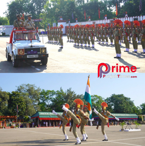 You are currently viewing पंजाब के होशियारपुर जिले के सहायक प्रशिक्षण केंद्र  बी. एस. एफ. खारकान कैंप में 128 कांस्टेबल (ट्रेड्समैन) की दीक्षांत समारोह आयोजित